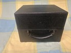 Decca Portable Gramophone Phonograph Record Player W  Decca Horn  Black Case