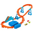 Hot Wheels Toy Car Track Set  Deluxe Building Box With Large  Multicolor 