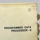 Pdp-8 Users Handbook Vintage Computer Manual Programmed Data Processor - 8 Used
