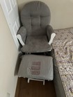 Rocking Chair Nursery Glider With Foot Rest Used