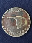 1967 Canada Goose Silver Dollar- 80  Silver Coin- Nice Condition