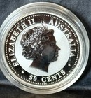 2003    Australia 1 2 Oz Silver Lunar    Year Of The Goat     series I 