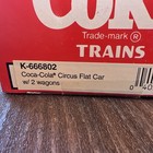 Coke Coca Cola Circus Train Flat Car K-666802 0 027 Gauge Dc018