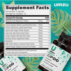 2 Pack Umzu Zupoo Gut Support Colon Cleanse Dietary Supplement 30 Capsules