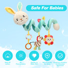 Car Seat   stroller Activity Toy Baby Sensory Toys Soft Hanging Toys For 0-12m