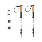 Lightweight Carbon Fiber Adjustable Quick Lock Trekking Poles With Cork Grip - 2