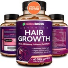Hair Growth Vitamins Biotin 10000mcg Collagen Optimsm   Support Hair Skin Nails