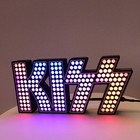 Kiss 3d Lightbox   Led Lights And Controller   Light Up The Night With Kiss 