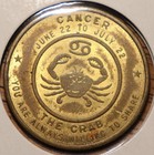 Lucky Budda Medal Cancer Astrology Sign
