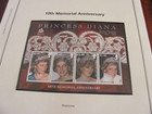 Montserrat  Princess Diana Souvenir Sheet Mnh  see Descr   10th Memorial Anniv