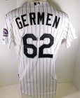 Colorado Rockies Game Used Jersey Gonz  lez Germen Baseball Mlb Authentic Worn