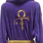 Prince Purple   Gold Symbol Plush Robe
