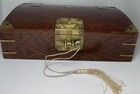 Korean Joseon Dynasty Scholar Wood Document   Other Valuables Box Ca  19th C