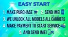 Iphone Carrier Unlock Service Via Imei Code - All Models   All Carriers