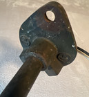 Vintage 14  Green Porcelain Enamel Light Shade Fixture Industrial Barn Farmhouse