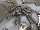 Lot Of Vintage Old Keys For Padlocks  Doors  Various Etc  Wintario Keychains