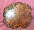 Large Antique Asian Japanese Or Chinese Burl Wood Stand Plateau