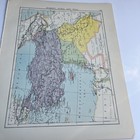 Map 1935  Palestine   Transjordan   Turkey Syria   Iraq  30 Map Old Vintage 