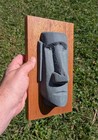 Wall Hanging Moai Head Tiki Mask -easter Island Tiki Bar Art Decor Tribal Lounge