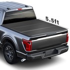 3-fold 5 5ft Hard Truck Bed Tonneau Cover For 2015-2025 Ford F150 Waterproof