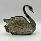 Vintage Godinger Silver Plate Swan Napkin   Letter Holder