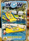 Wow Water Floating Giant 2 Lane 9ft Slide Island   10ft Water Walkway - New