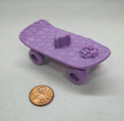 New Fisher Price Little People Purple Skateboard Skate Board For 1 Figure Gift