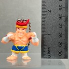 Vintage Capcom Street Fighter Adon Game Keychain Figure Japan Import