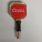 Coors Beer Tap Handle Red Octagonal Plastic Metal Bar Draft