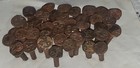 Over 40 Pennsylvania Railroad Dated Copper Crosstie Nails Un-used  1930 s   40 s