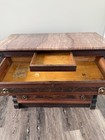 19th Century French Louis Philippe Walnut Marble Commode With Hidden Drawer