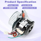 Furnace Draft Inducer Blower Motor Compatible With Carrier  Bryant  Payne 326628