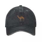 Vintage Camel Trucker Hat Adjustable Distressed Washed Cap Outdoor Running Golf