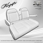  kozip  Yamaha G29   Drive2 Golf Cart Front Seat backrest Cushion Set  white 