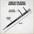 Lord Of The Rings United Cutlery Anduril Scabbard Nib Uc1396