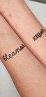 10 Custom Personalized Name Font Temporary Tattoo Customized Text