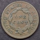 1816 1c Coronet Head Large Cent - Vg