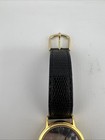 Disney Mickey Mouse Lorus Holo Mickey Watch Gold black V515-8a00 Needs Battery