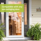 Dx Pull Handle Set For Storm Door And Screen Door  Bright Brass