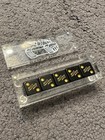  rare  Black   Gold Low Rollers Club Lrc - Supdef Dice Set With Display Case 