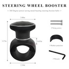 Steering Wheel Knob Spinner  Non-slip Turning Assist Knob Driving Power Handle 