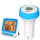 Wireless Floating Pool Thermometer - Easy Read  Battery Included  Accurate Temp