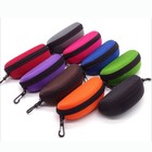Portable Zipper Eye Glasses Box Sunglasses Protect Hard Case Shell Clam Pouch