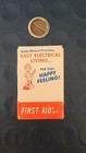 Reddy Kilowatt First Aid Kit And Pinback Vintage Collectible Happy Feeling