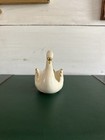 Vintage Lenox Porcelain Swan Bird Figurine With Gold Trim  Made In Usa