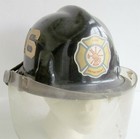 Cairns   Brother Fire Helmet Made In Clifton Nj Belong To Female Chief Vintage