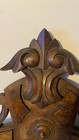 1880s Hand Carved Oak Pediment Or Crest French Eastlake And Victorian Era Style