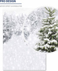 5x7ft Photography Christmas Photo Backdrops Xmas New Year Winter Forest Backgrou