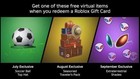 Roblox  100 Physical Gift Card  includes Free Virtual Itemgift 