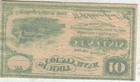 T2  Unc  1862 10 Cent Obsolete Currency Note Summit County Bank  Ohio